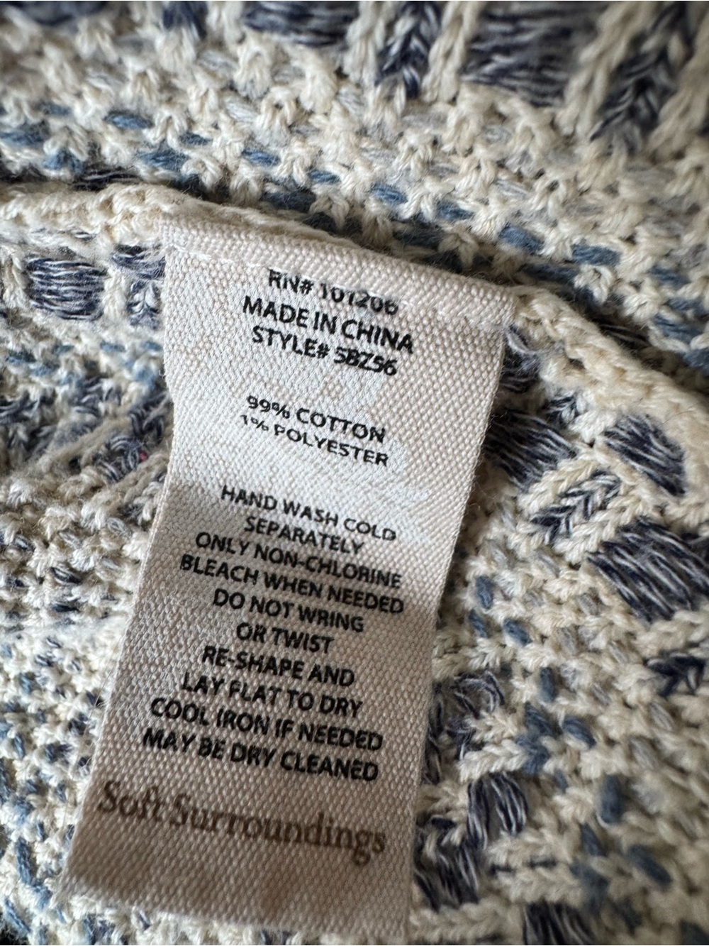 Soft Surroundings Cotton Knit Cardigan - Picture 8 of 10